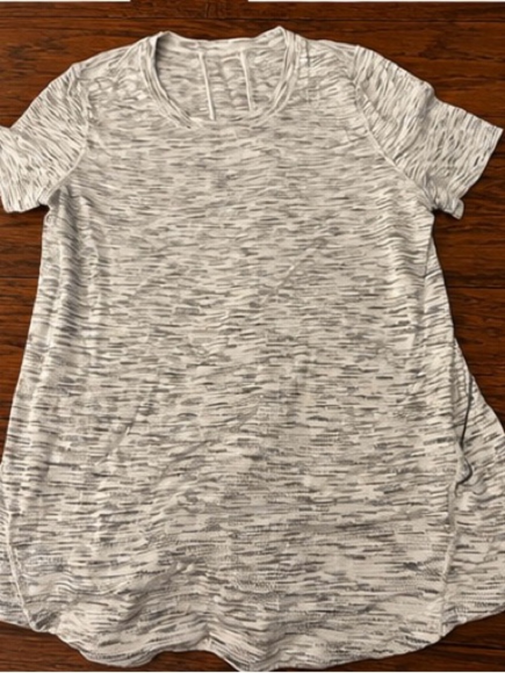 lululemon athletica Light Gray Space-Dye Short Sleeve Tee